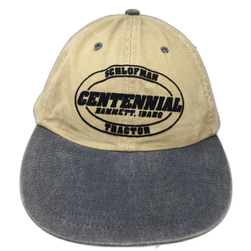 Nissun Baseball Cap Beige Gray One Size Idaho Tractor Schlofman Slideback Hat